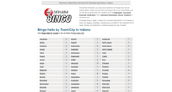 Desktop Screenshot of indianabingo.com